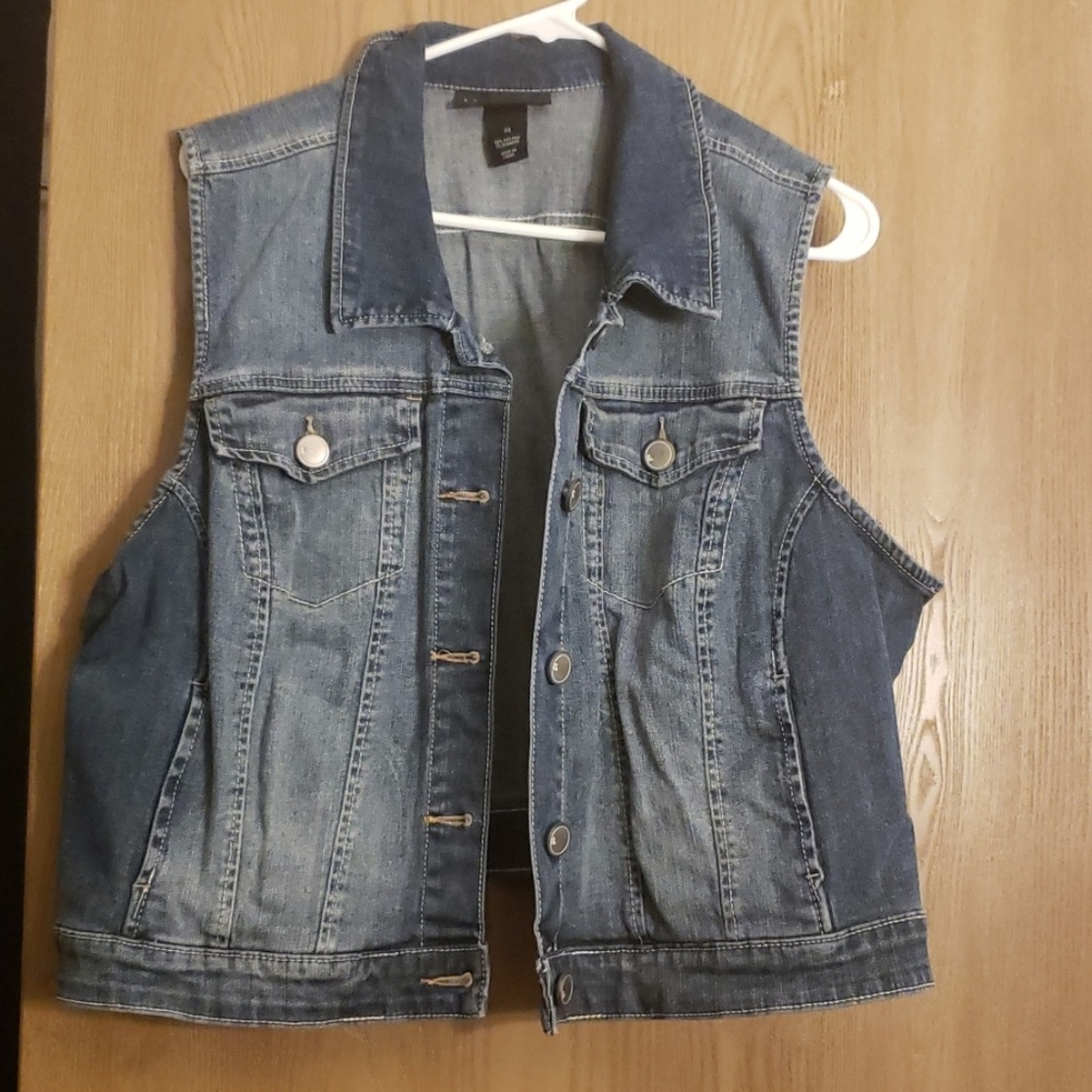 Lane Bryant Denim Vest